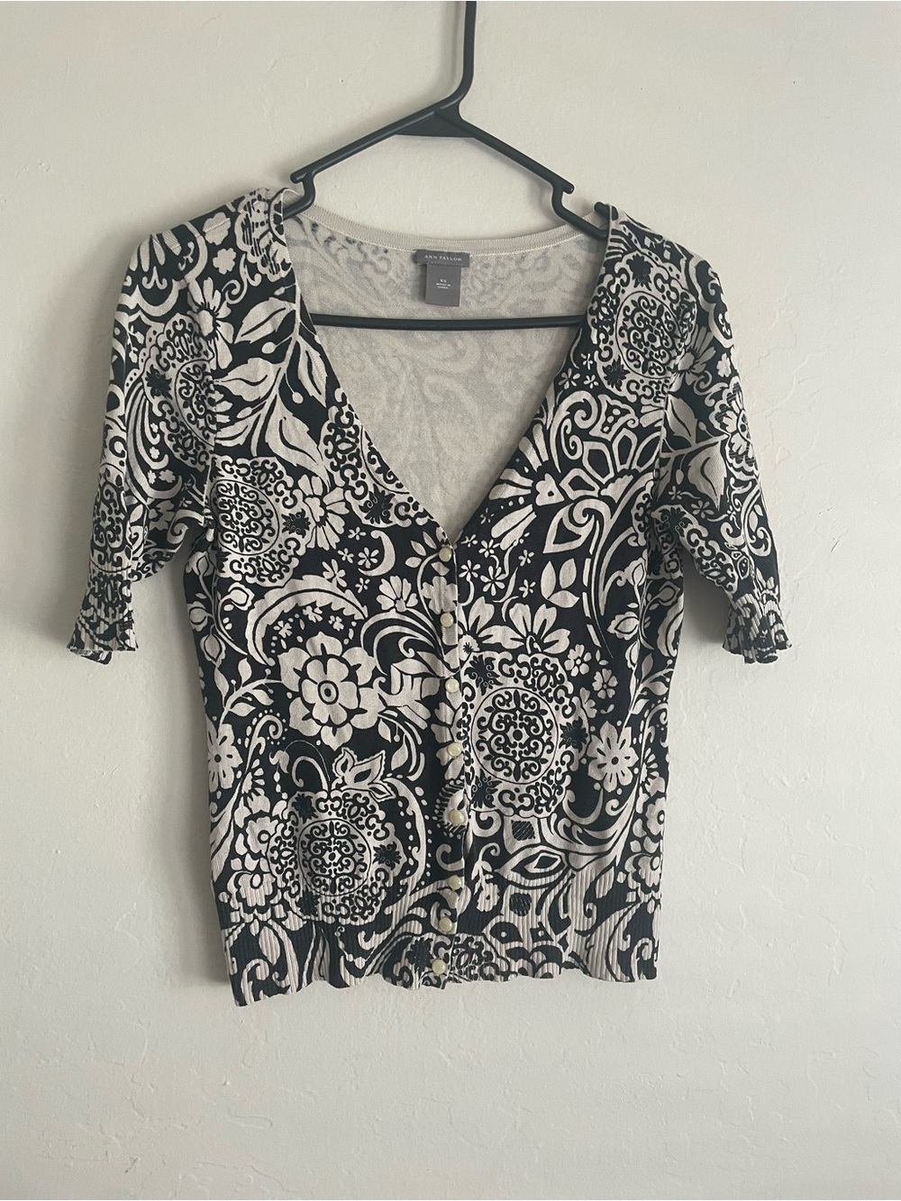 Ann Taylor Blouse Cardigan